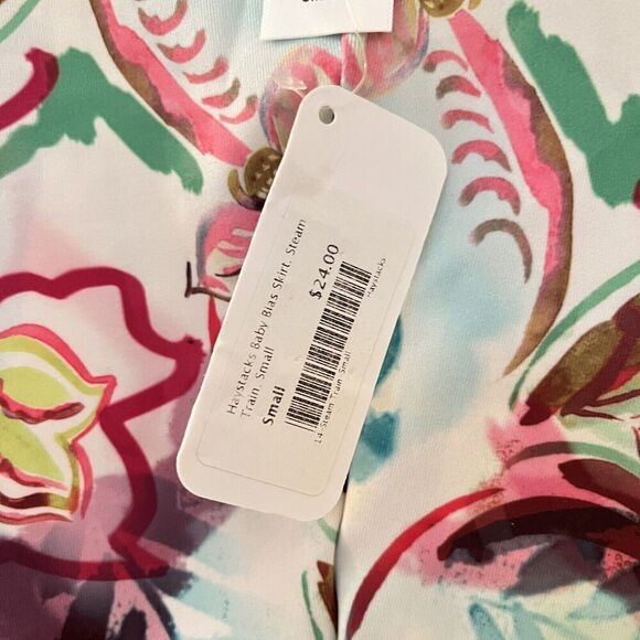 Haystacks Baby Bias Reversible Skirt Steam Train Michigan USA Girls SZ Small NWT - Picture 6 of 6